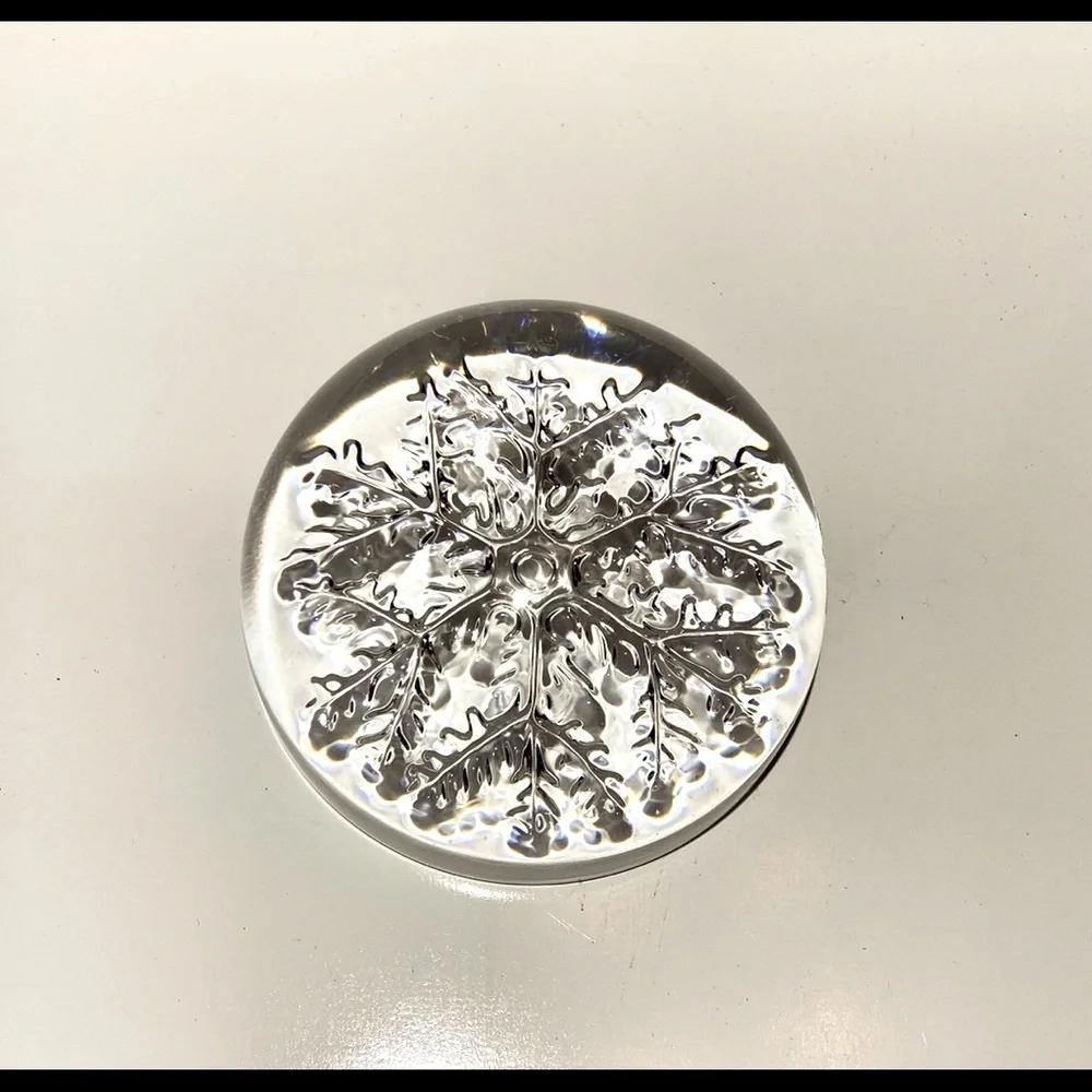Vintage Paperweight Glass Art Office Decor Collectibles Gifts Collectors Item